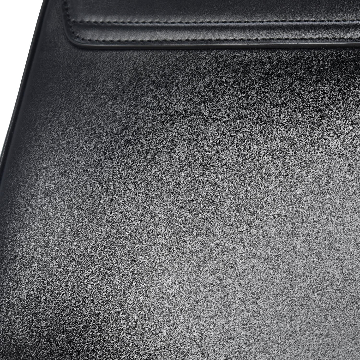 Celine Satinated Calfskin Medium 16 Top Handle Bag Black 14 of 14
