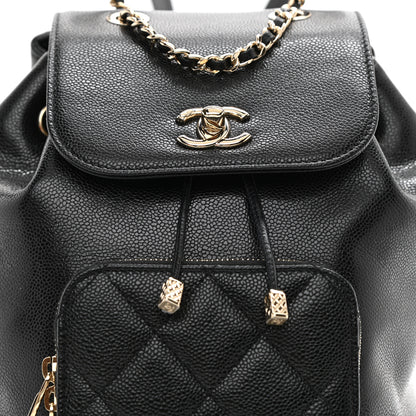 Chanel Caviar Quilted Mini Business Affinity Backpack Black 8 of 8