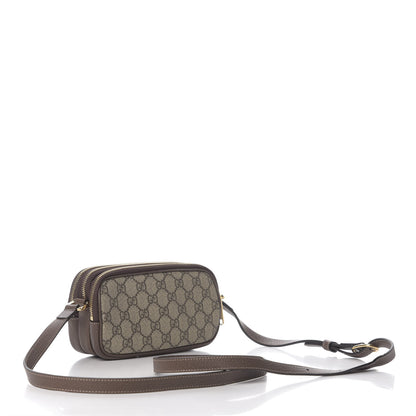 Gucci GG Supreme Monogram Web Mini Ophidia GG Bag Brown 2 of 10