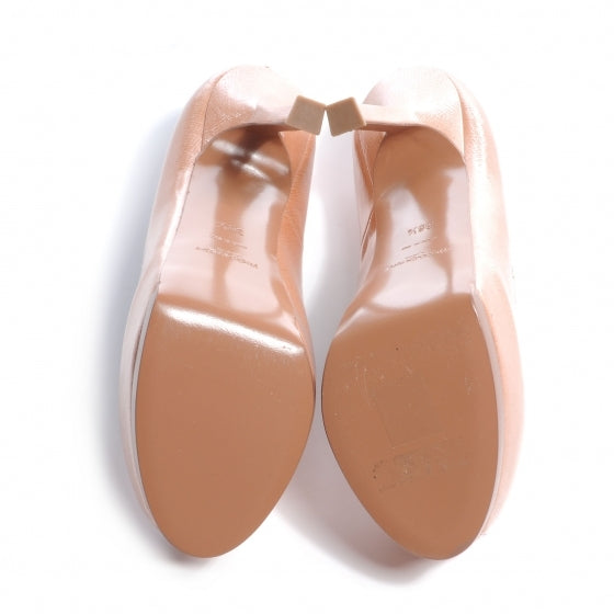 Paille Patent Leather Tribtoo 140 Pumps 36.5 Rose