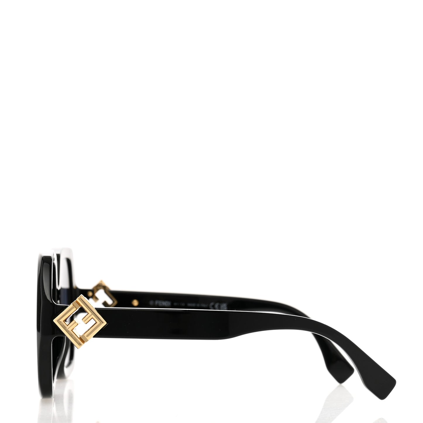Acetate FF Diamonds Sunglasses FE40139I Black