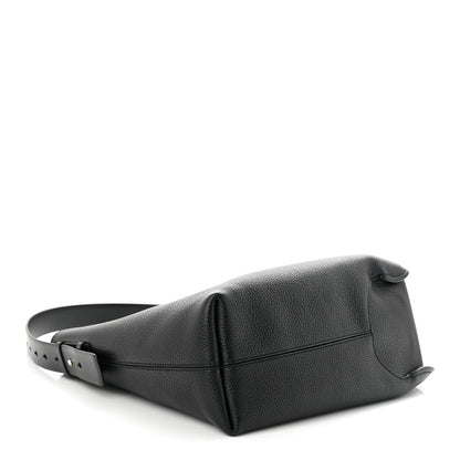 Salvatore Ferragamo Calfskin Minerva Hobo Black 5 of 11
