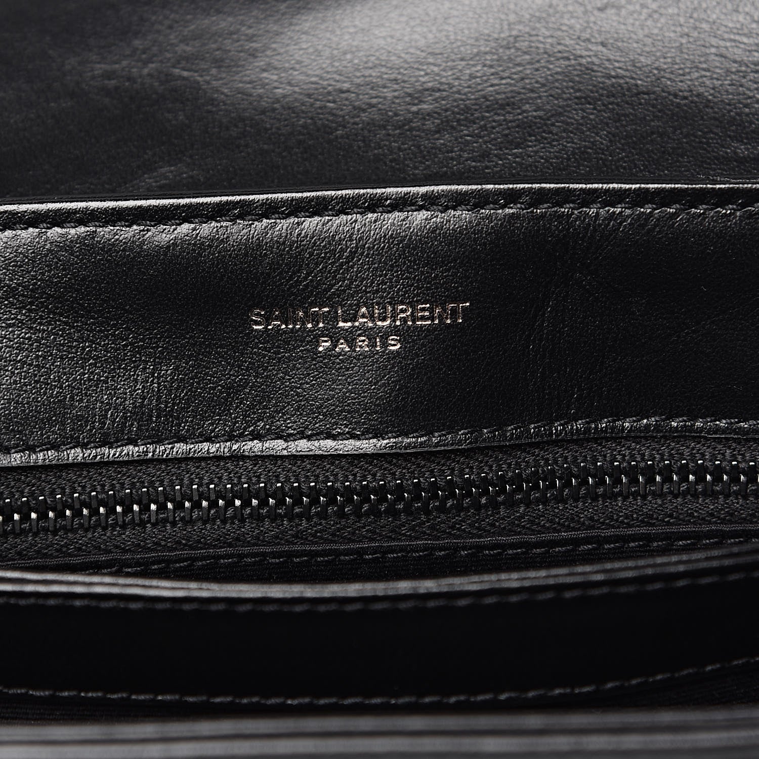 Saint Laurent Calfskin Y Quilted Monogram Toy Loulou Crossbody Bag Black 6 of 11