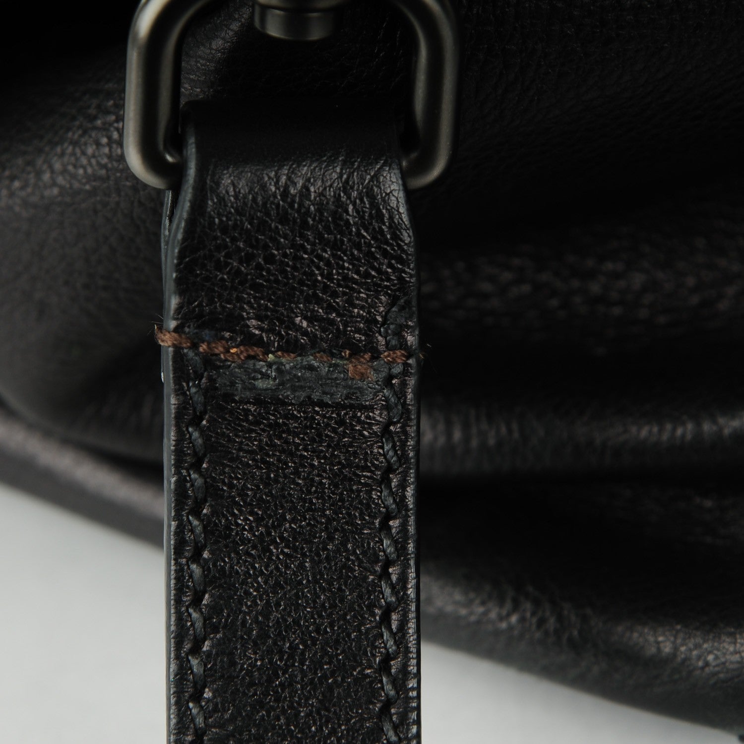 Prada Glace Calf Shopping Tote Nero Black 11 of 12