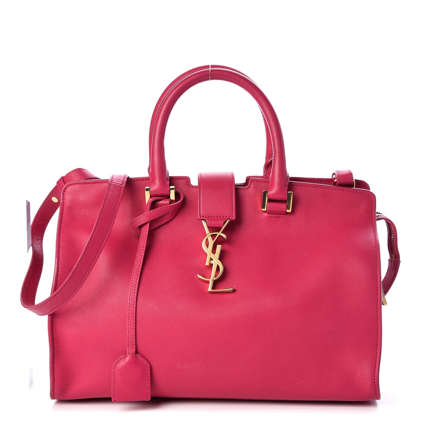 Smooth Calfskin Small Monogram Cabas Bubblegum
