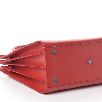 Saint Laurent Calfskin Small Sac De Jour Lipstick Red 6 of 7