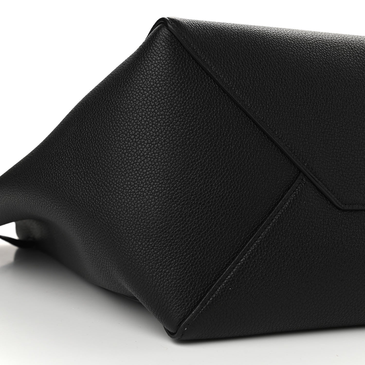 Celine Soft Grained Calfskin Small Belt Cabas Phantom Black 8 of 9