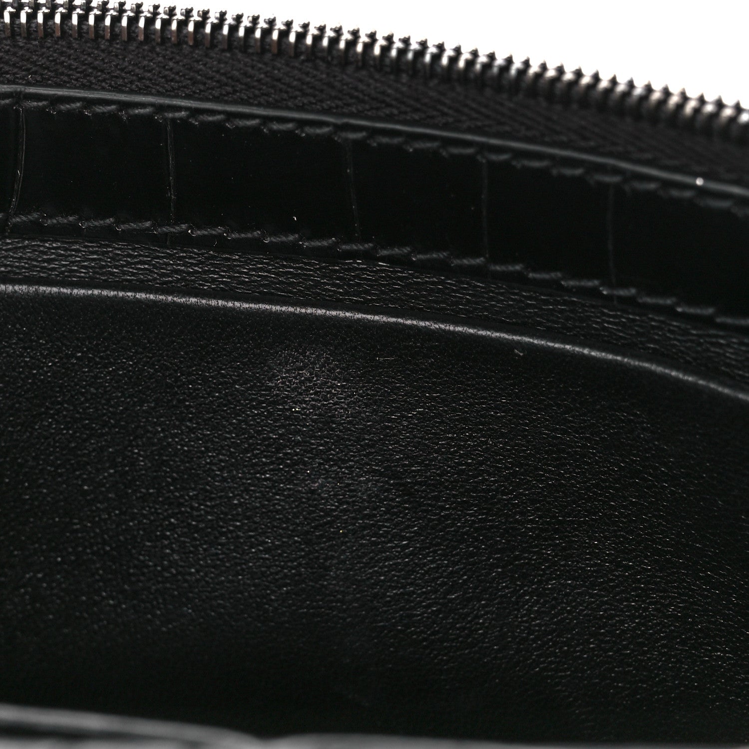 Balenciaga Shiny Calfskin Monochrome Crocodile Embossed Hourglass Chain Bag Black 11 of 11