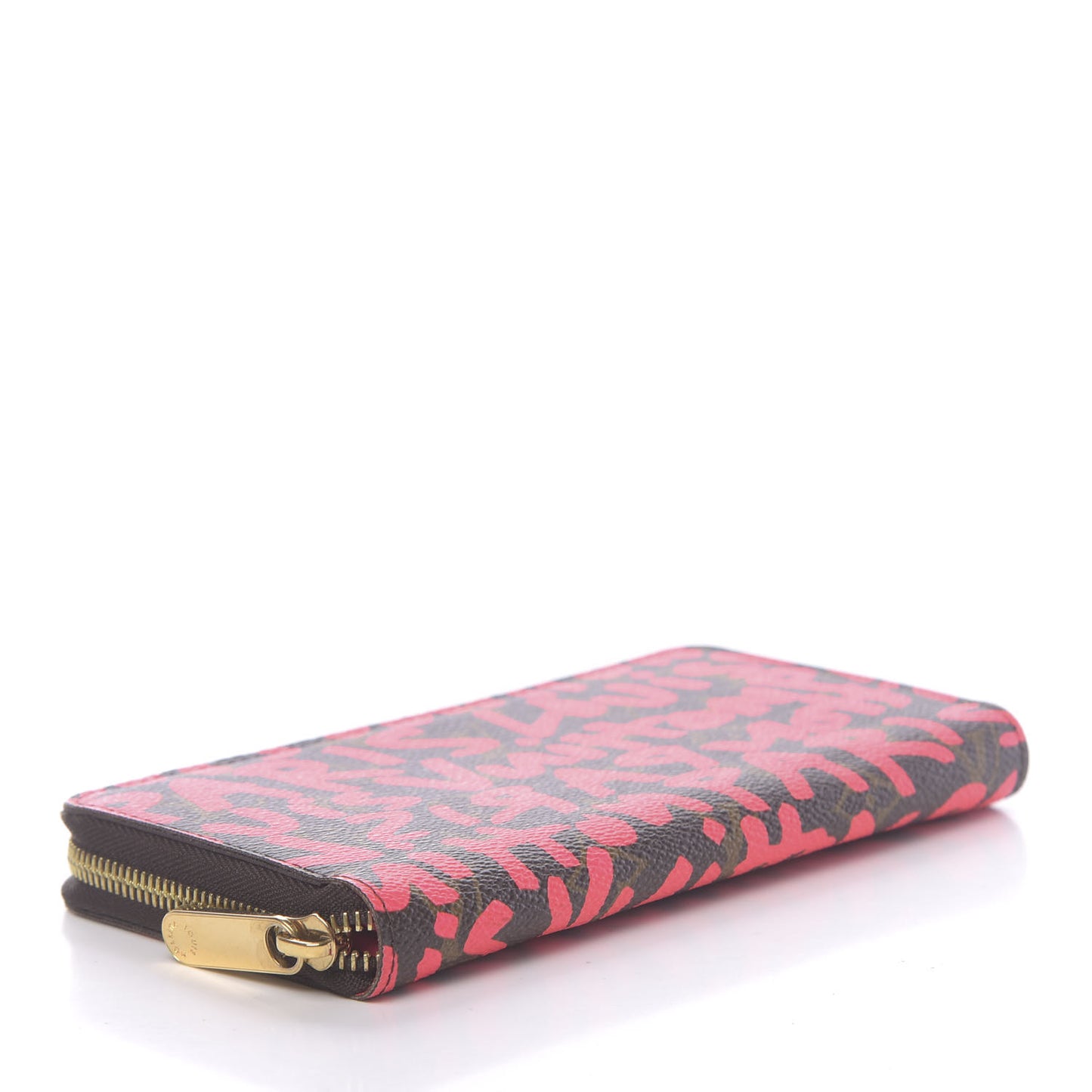 Monogram Graffiti Zippy Wallet Fuchsia