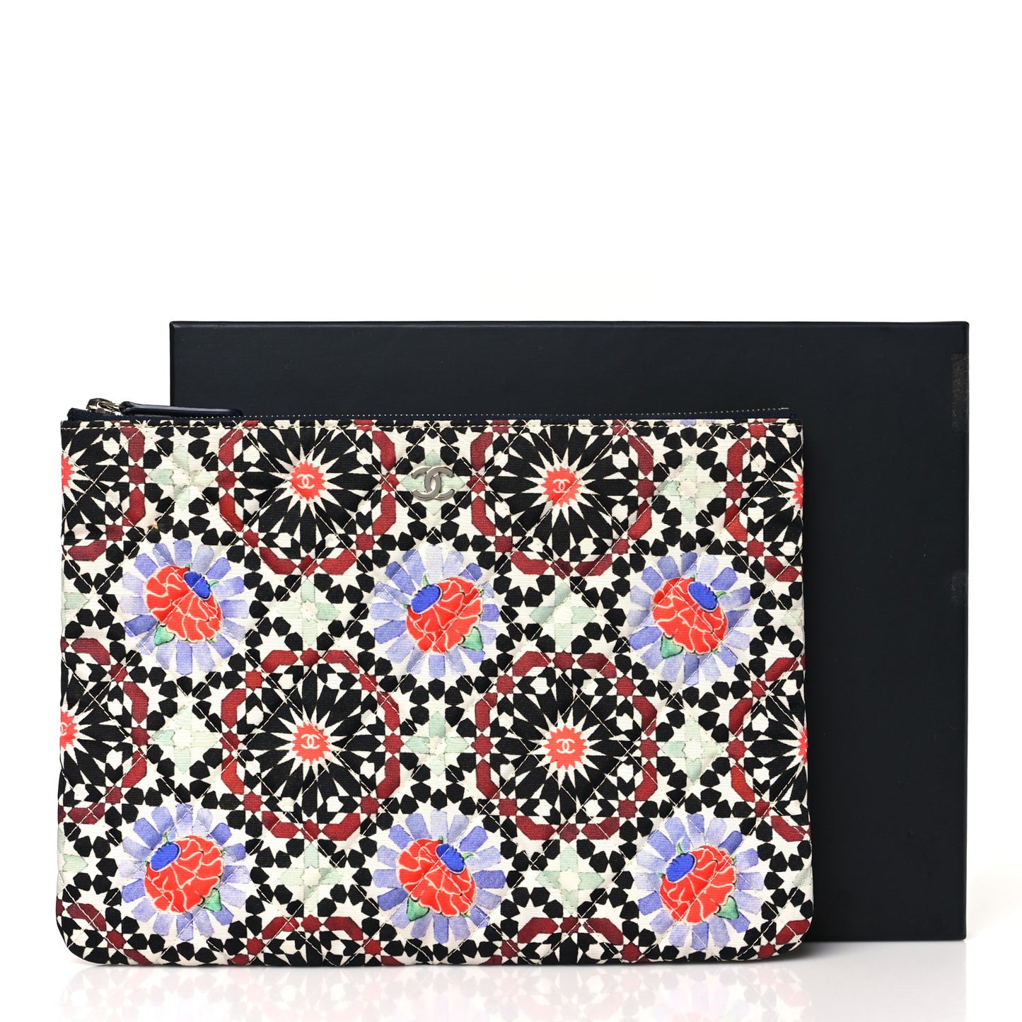 Coated Canvas Paris Dubai Medium Cosmetic Case Multicolor