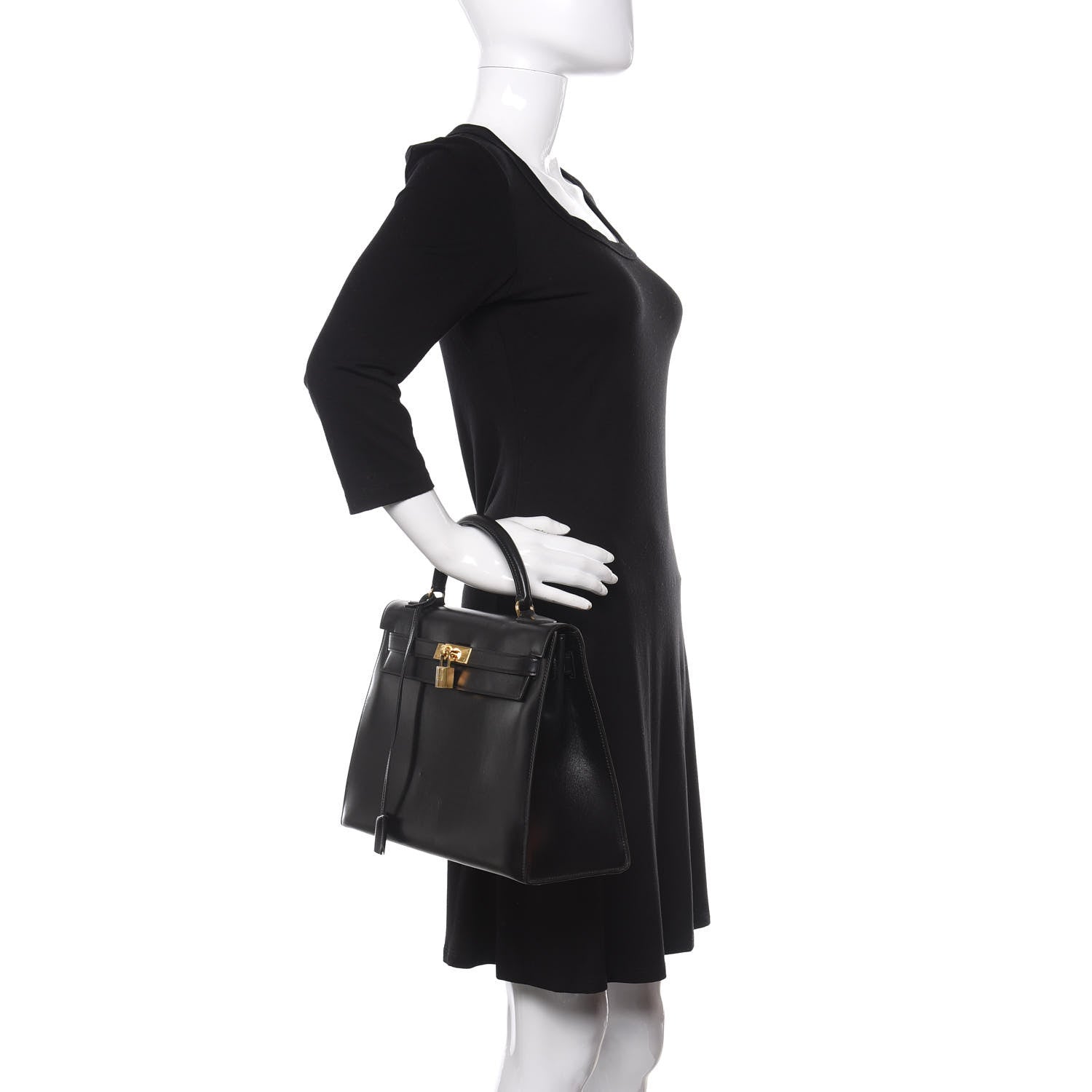 Hermes Box Kelly Sellier 32 Black 2 of 15