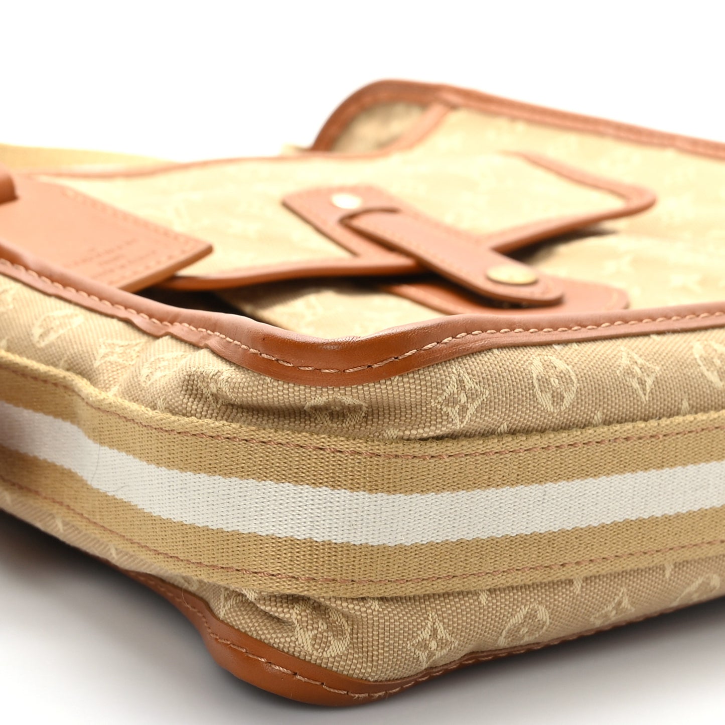 Mini Monogram Besace Mary Kate Beige
