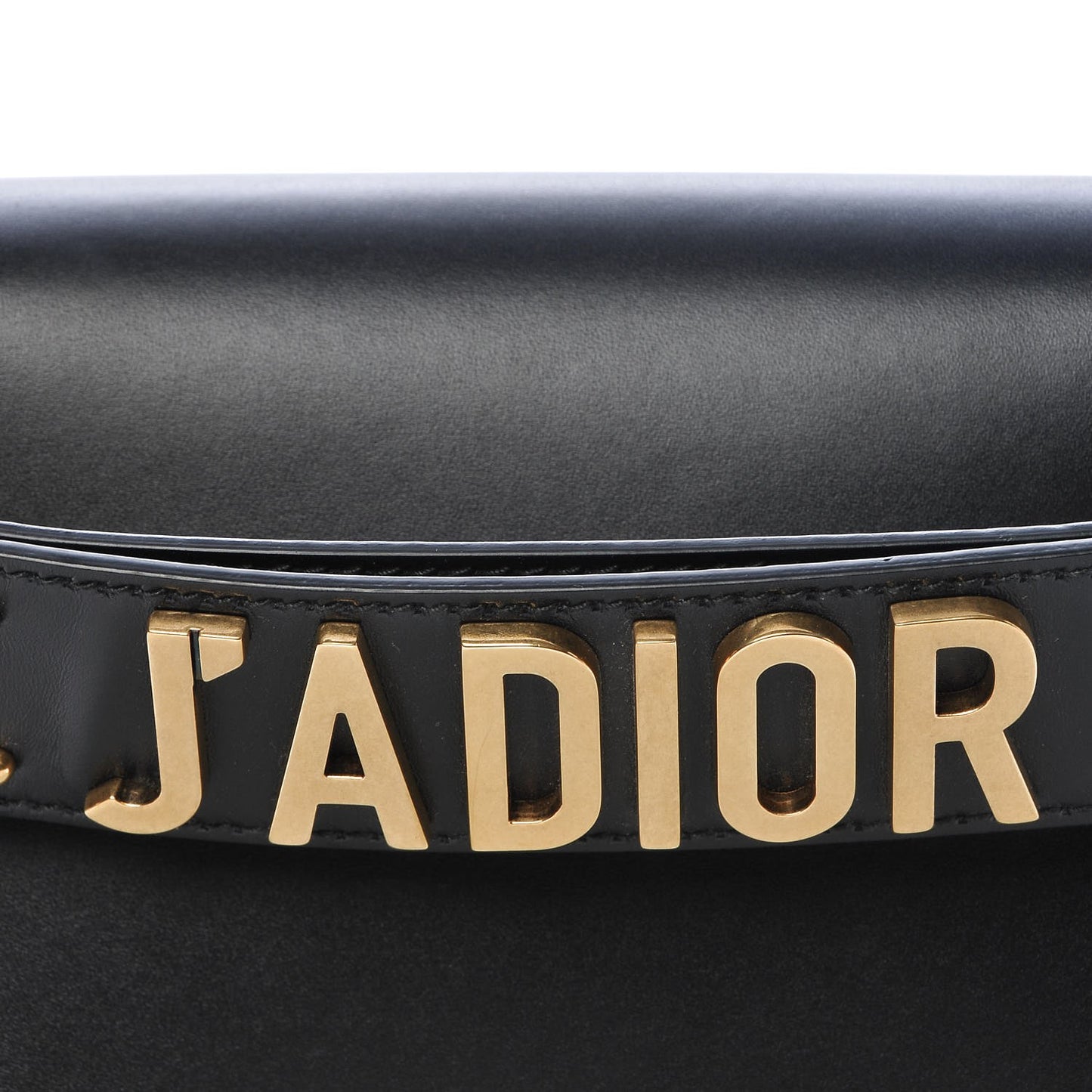 Calfskin J'Adior Flap Bag Black