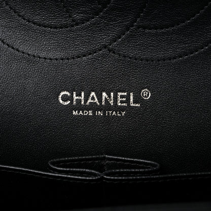 Chanel Lambskin Chevron Quilted Jumbo Double Flap So Black 6 of 10
