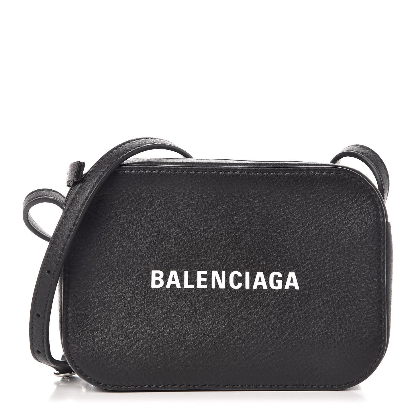 Calfskin Logo XS Everyday Camera Bag Black