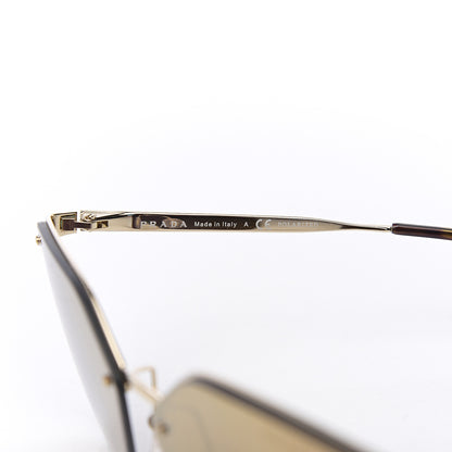 Prada Cat Eye Sunglasses SPR 68T Gold 6 of 8