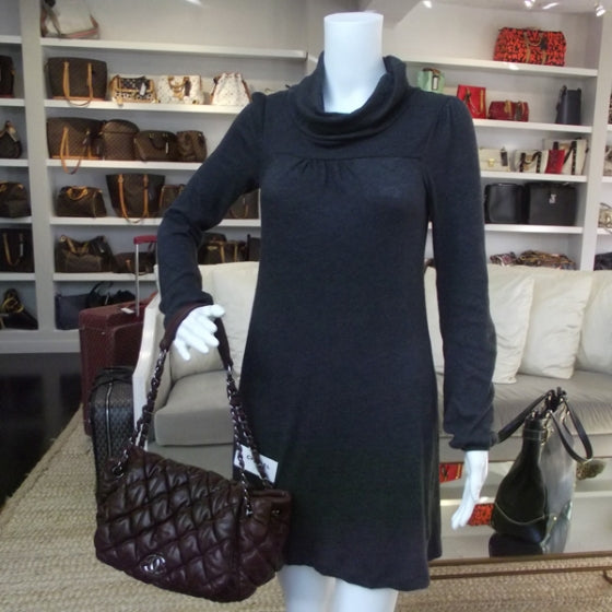 Chanel Leather Bubble Quilt Flap Bag Bordeaux 2 of 12