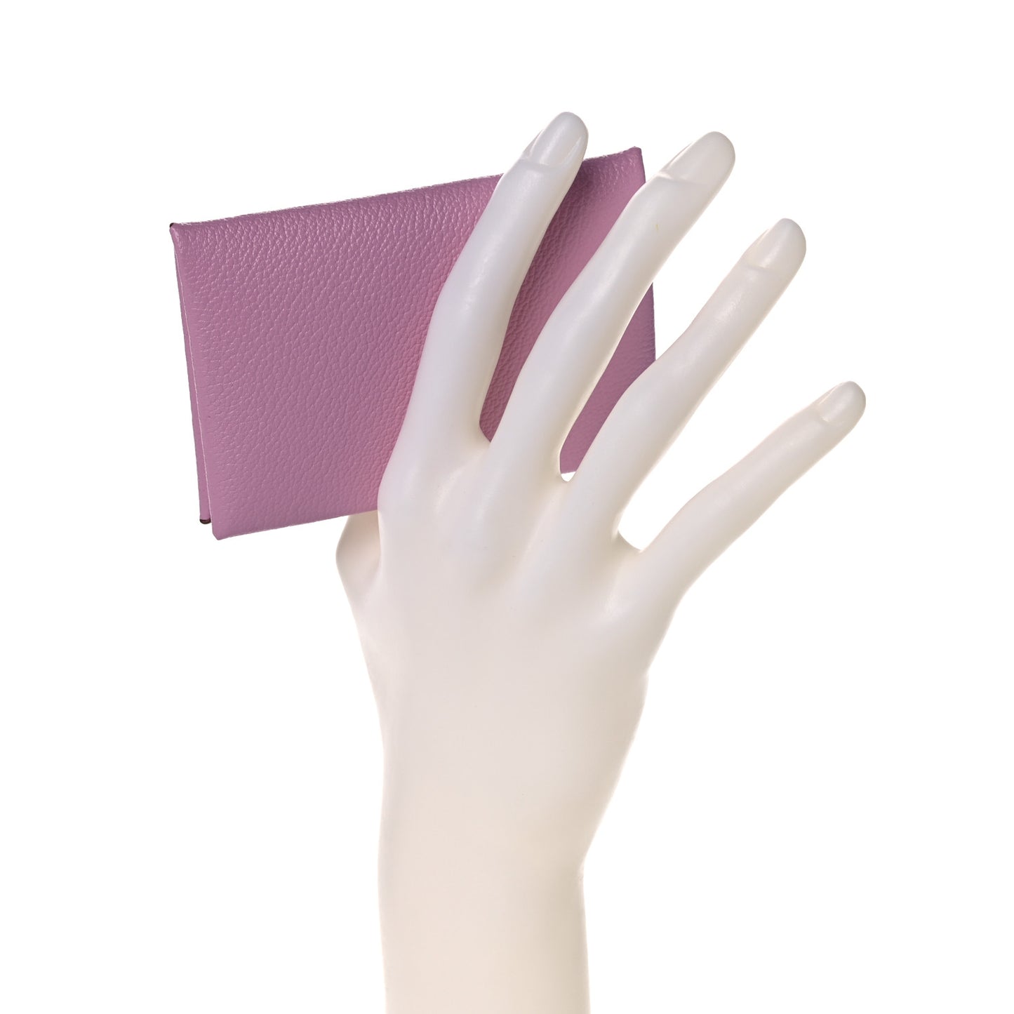 Chevre Mysore Calvi Card Case Mauve Sylvestre