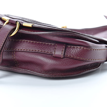 Chloe Calfskin Mini Marcie Round Crossbody Bag Wild Purple 11 of 12