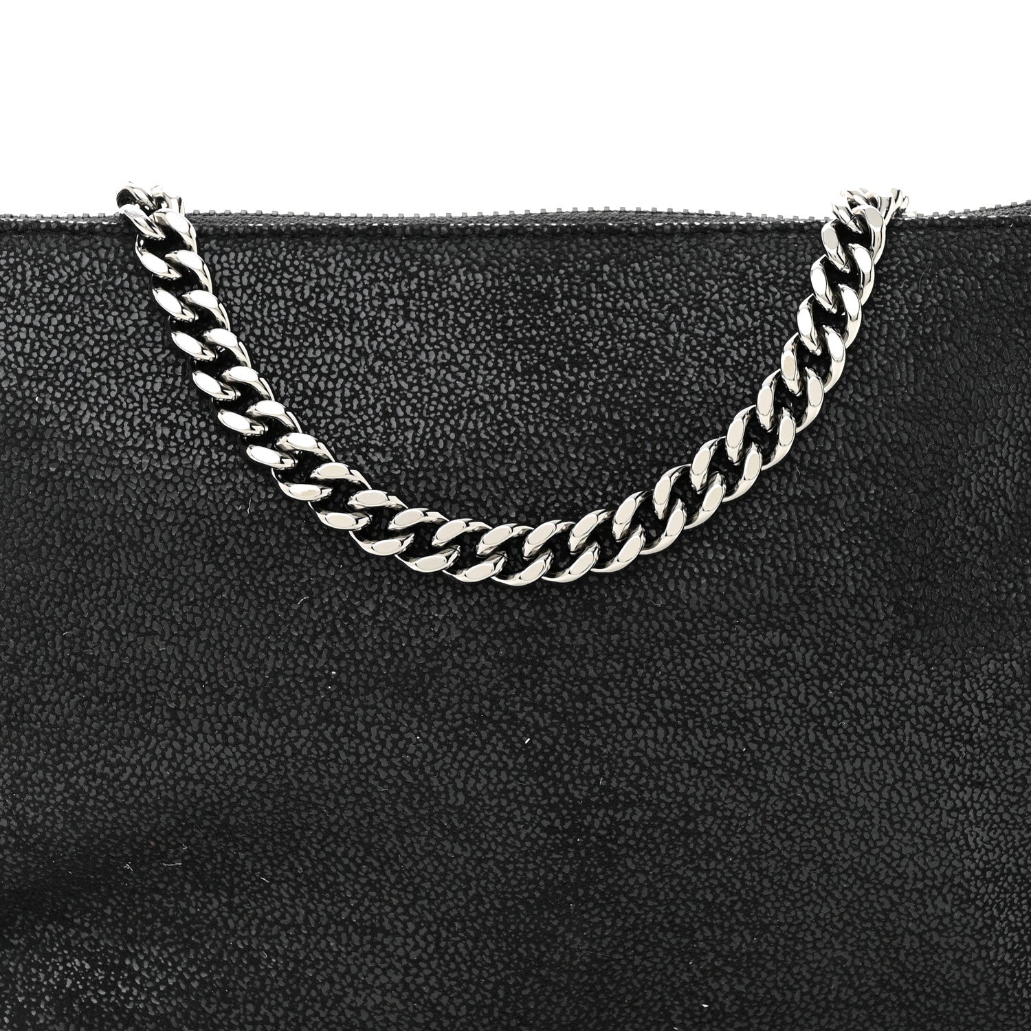 Stella McCartney Shaggy Deer Falabella Clutch Black 7 of 9