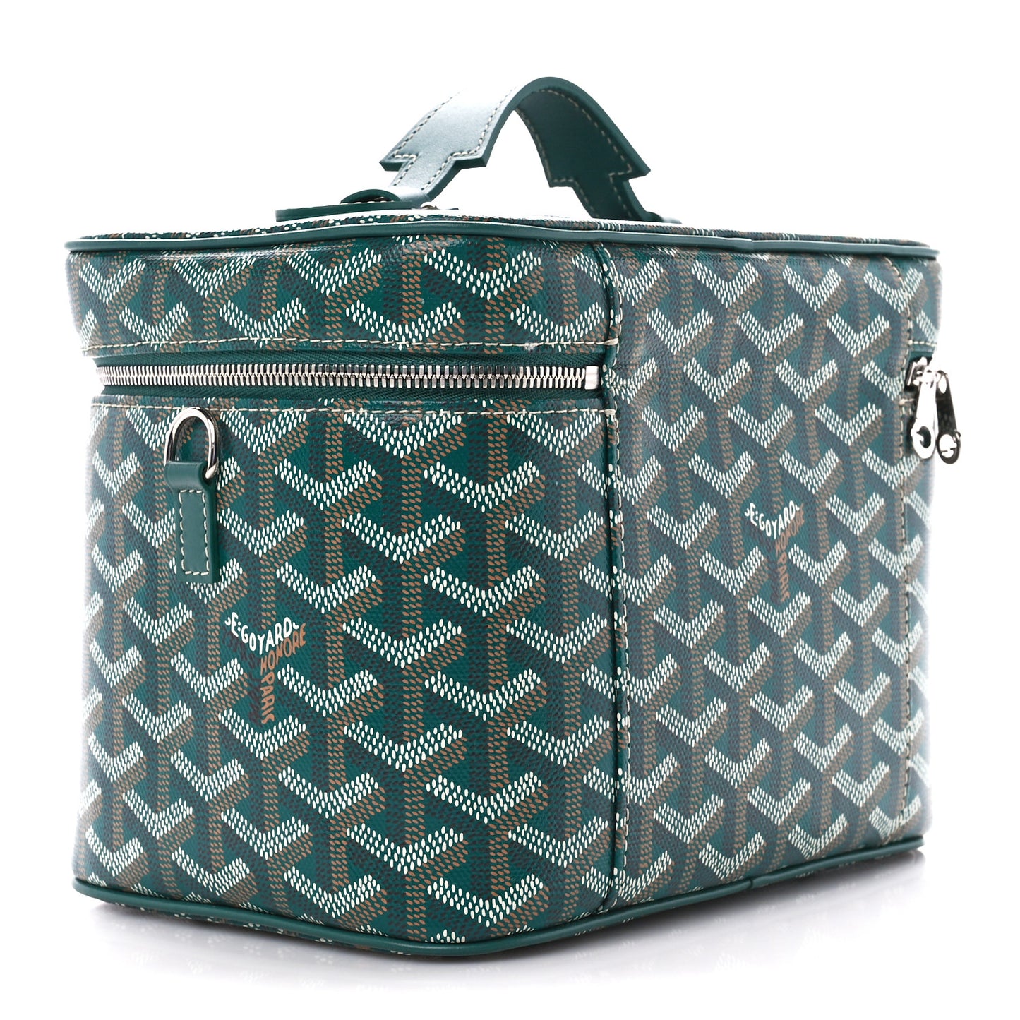 Goyardine Muse Vanity Case Green