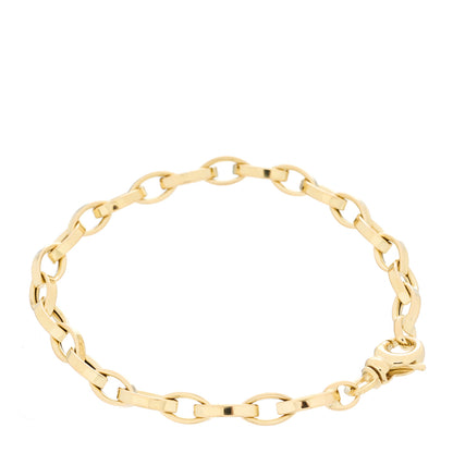 Roberto Coin 18K Yellow Gold Oval Link Chain Bracelet 2 of 3