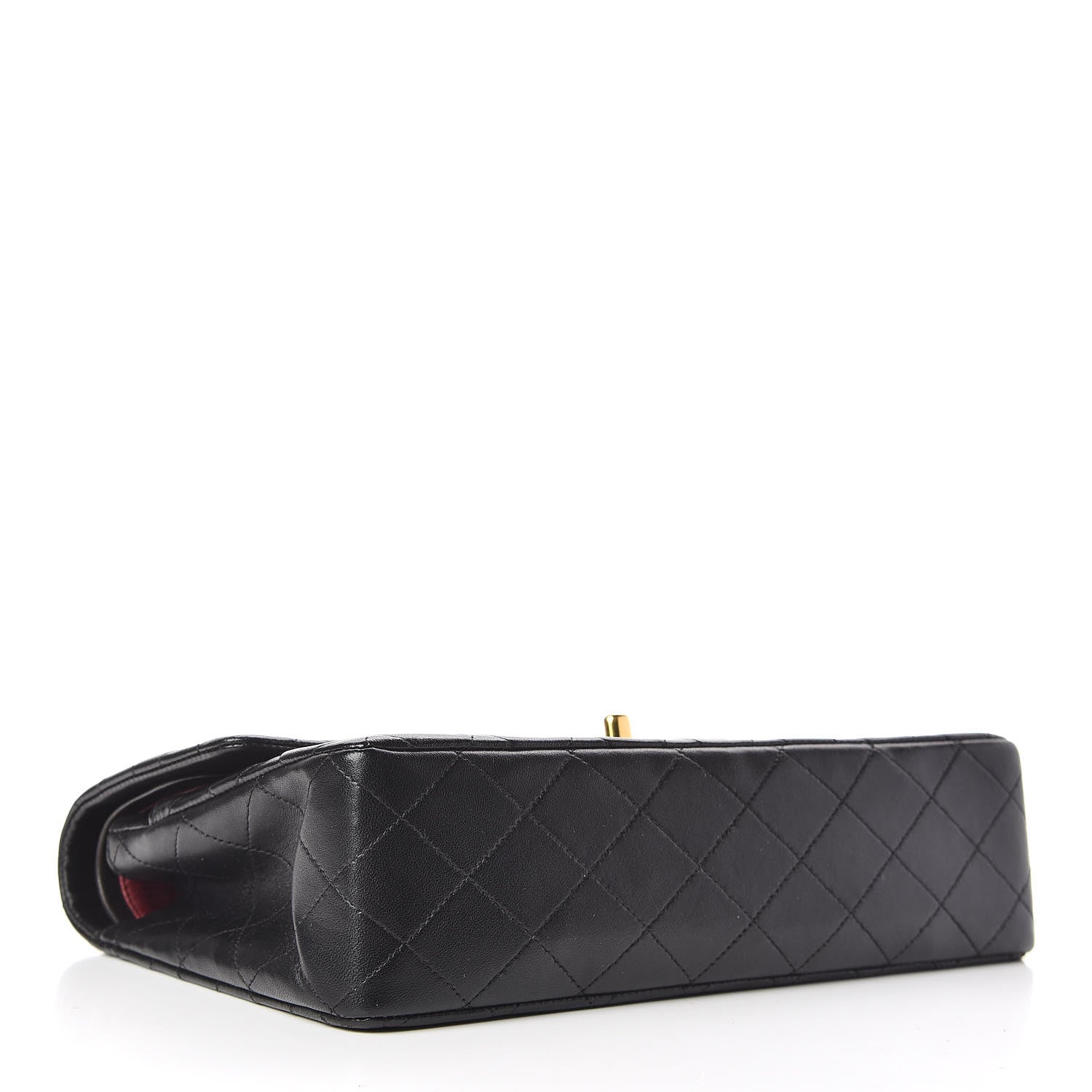 Chanel Lambskin Quilted Medium Double Flap Black 4 of 10