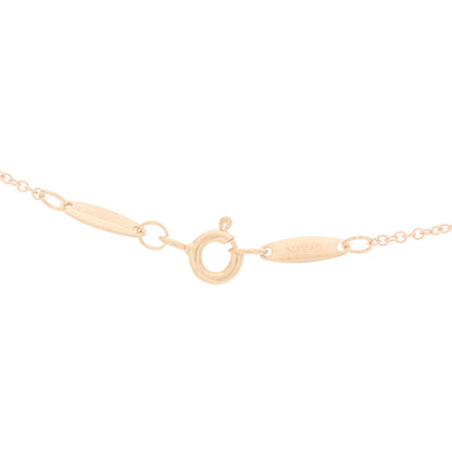 Tiffany 18K Rose Gold Diamond .17ct Elsa Peretti Diamonds by the Yard Pendant Necklace 6 of 6