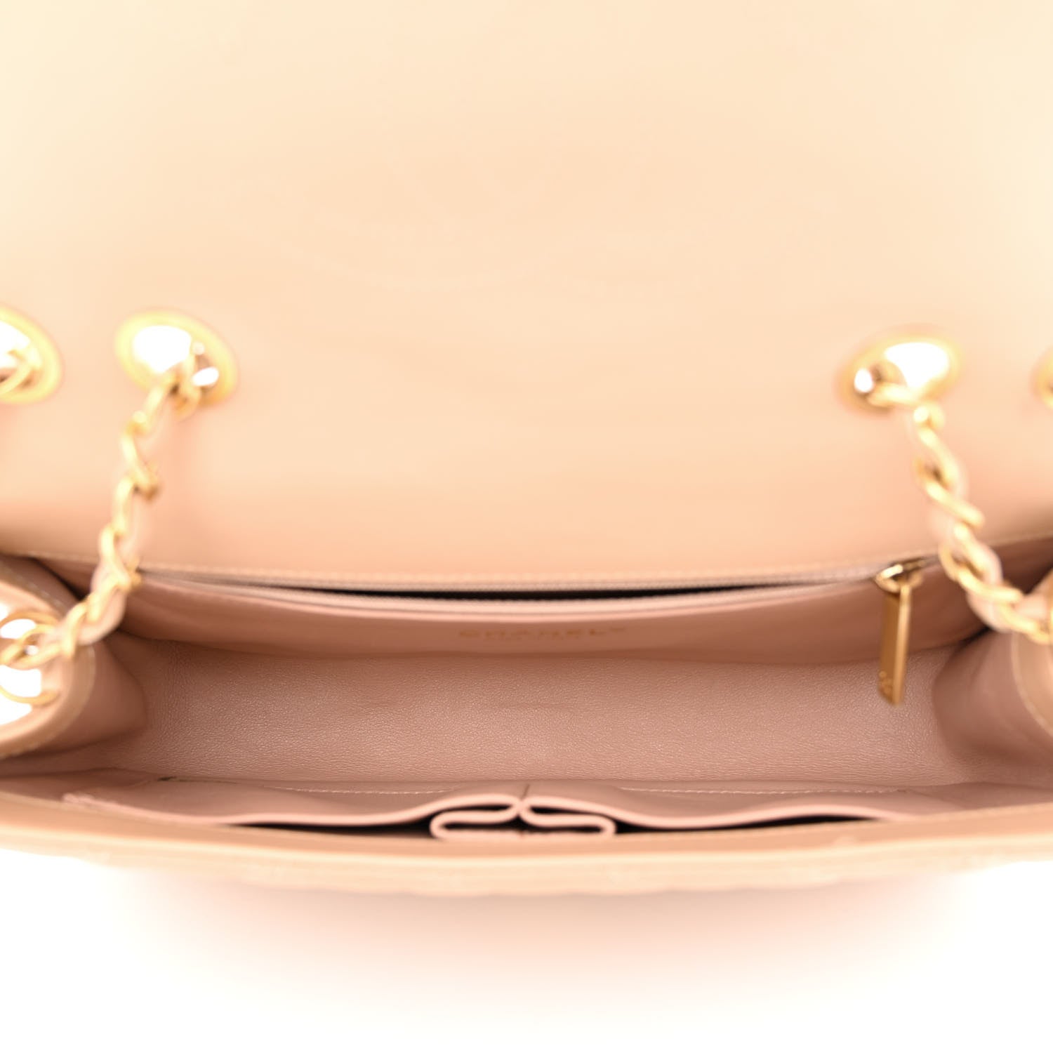 Chanel Caviar Quilted Medium CC Filigree Flap Beige 5 of 13