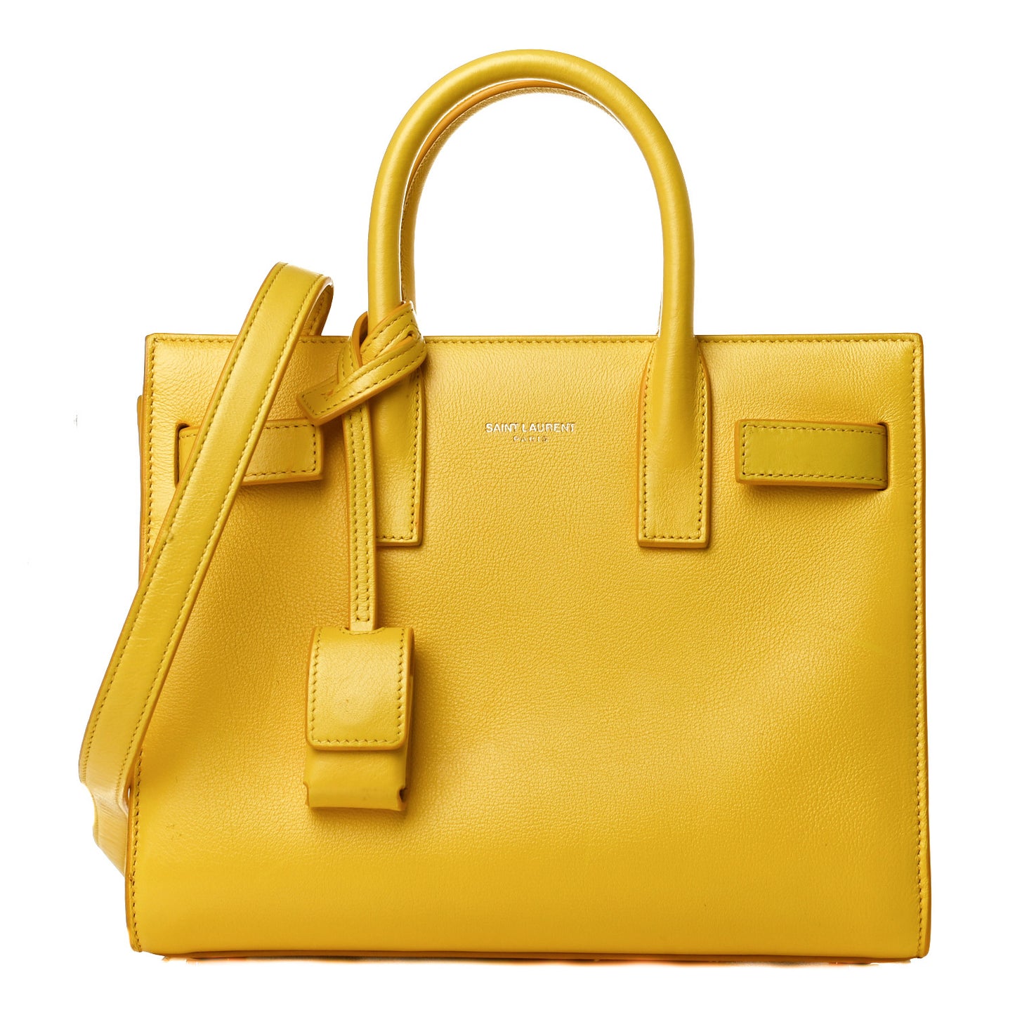 Calfskin Nano Sac De Jour Jaune