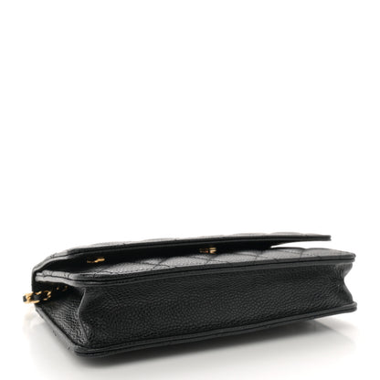 Chanel Caviar Quilted Wallet on Chain WOC Black 4 of 10