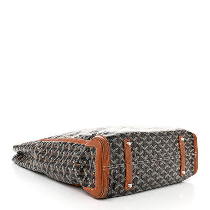 Goyard Goyardine Voltaire Tote Black Gold 4 of 15