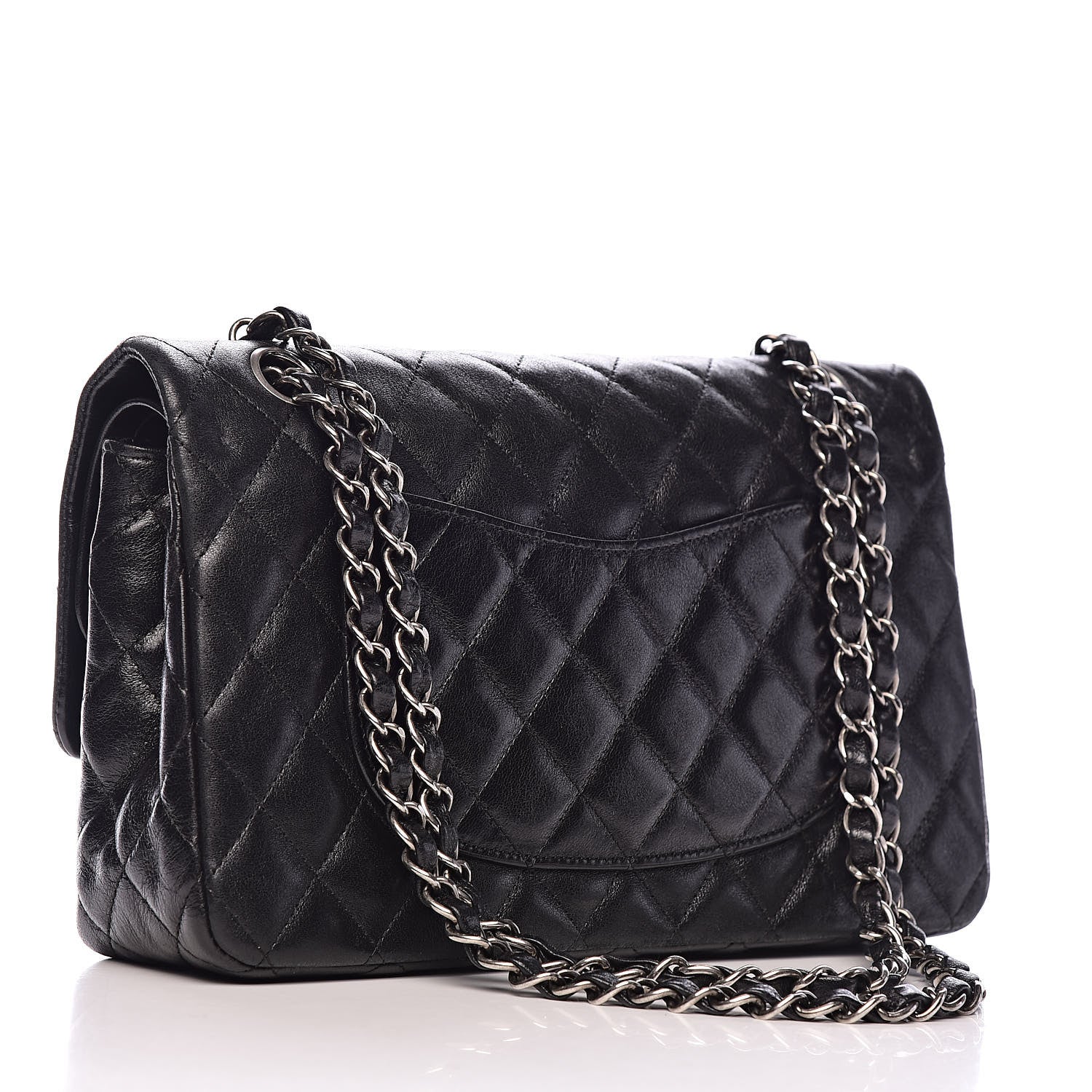 Chanel Lambskin Quilted Medium Hybrid Reissue Flap Black 3 of 13