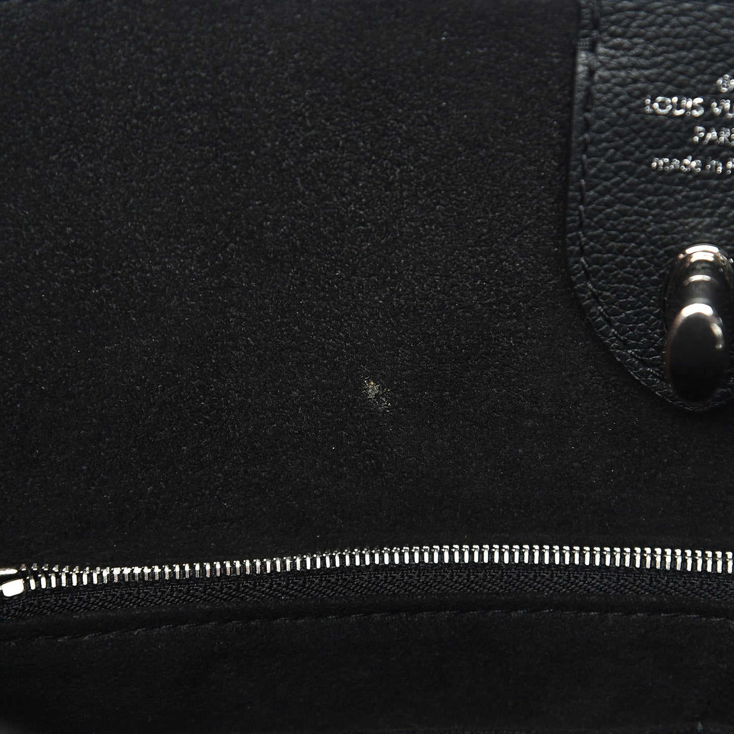 Calfskin Lockme Go Tote Black