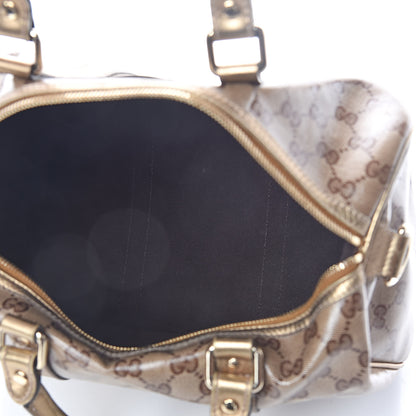 Gucci Crystal Monogram Medium Joy Boston Bronze 5 of 9