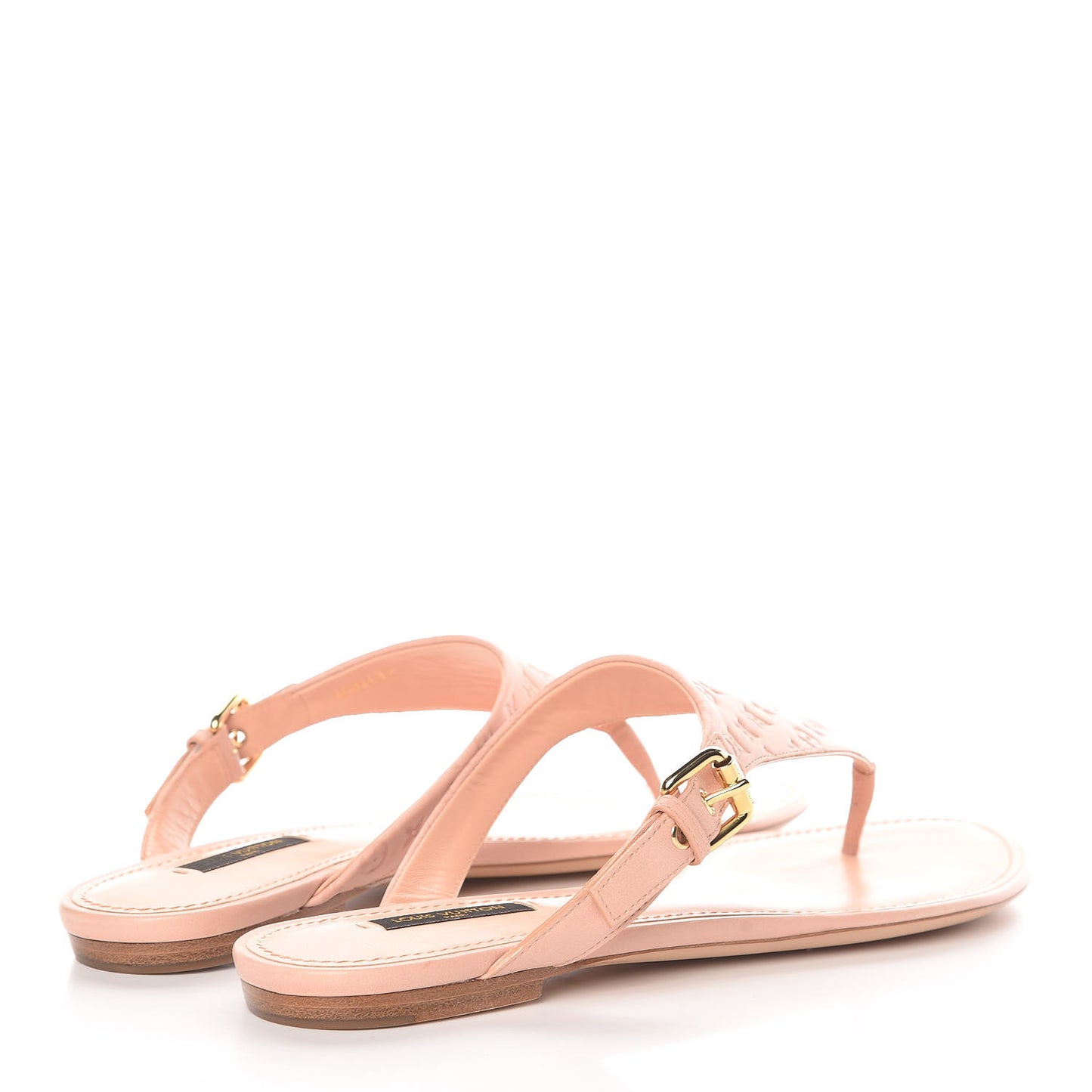 Blush Flat Thong Sandals 41 Rose Clair
