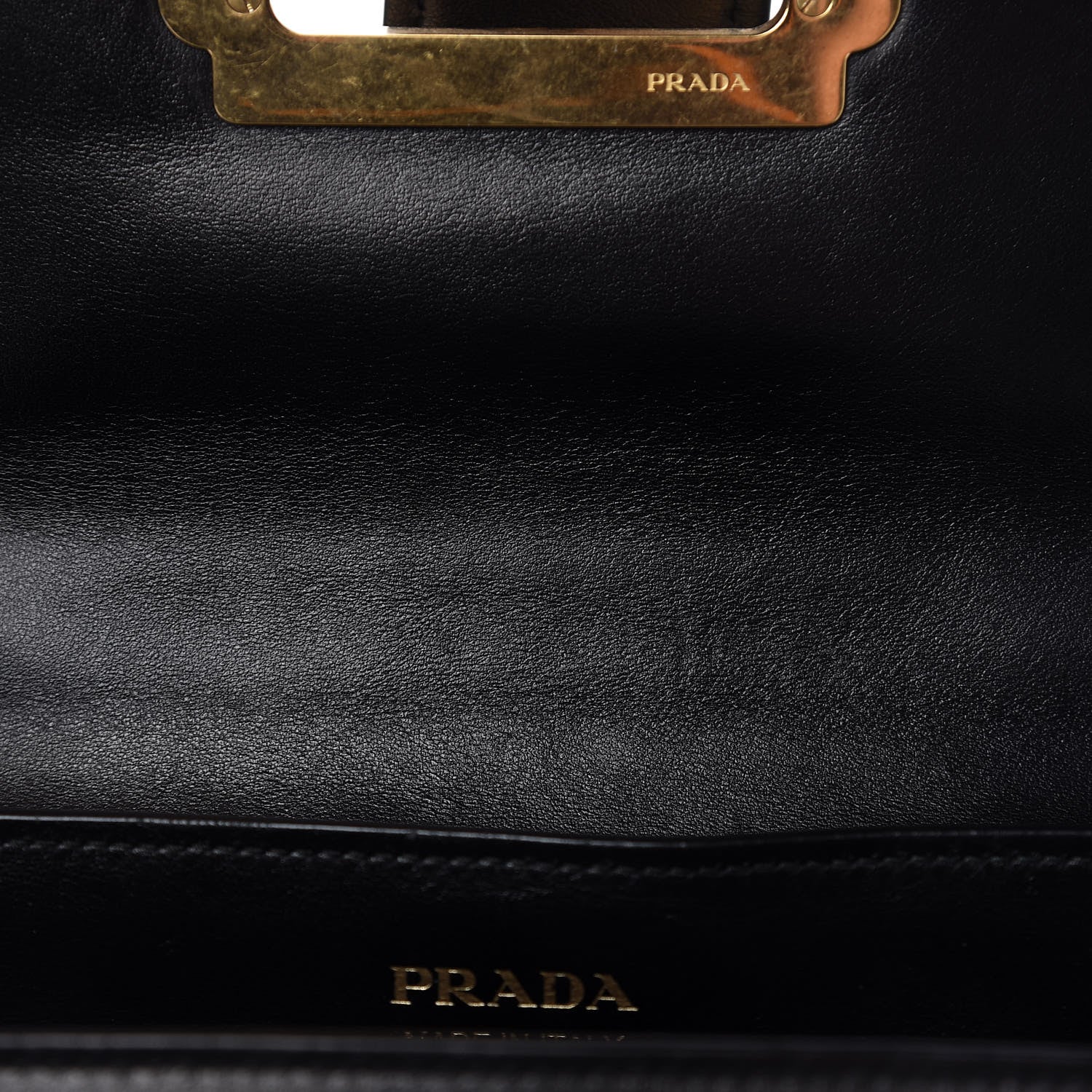 Prada City Calfskin Saffiano Cahier Top Handle Bag Black 7 of 13