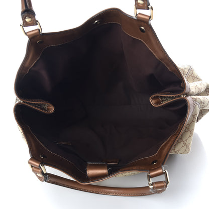 Gucci Monogram Large Sukey Tote Bronze 5 of 10