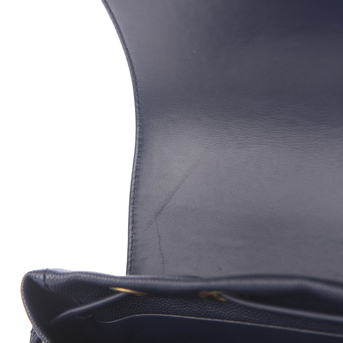 Caviar Quilted Filigree Backpack Navy