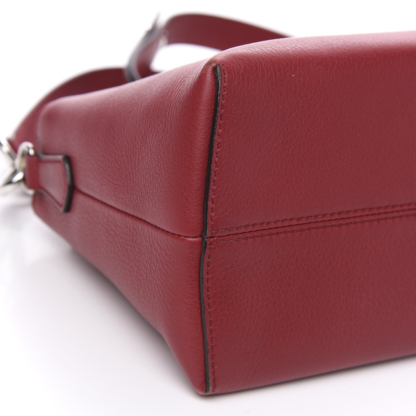 Vitello Dolce Marmol Medium By The Way Boston Bag Ciliegia