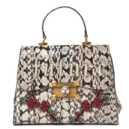 Gucci Snakeskin Embroidered Medium Osiride Top Handle Bag 1 of 11