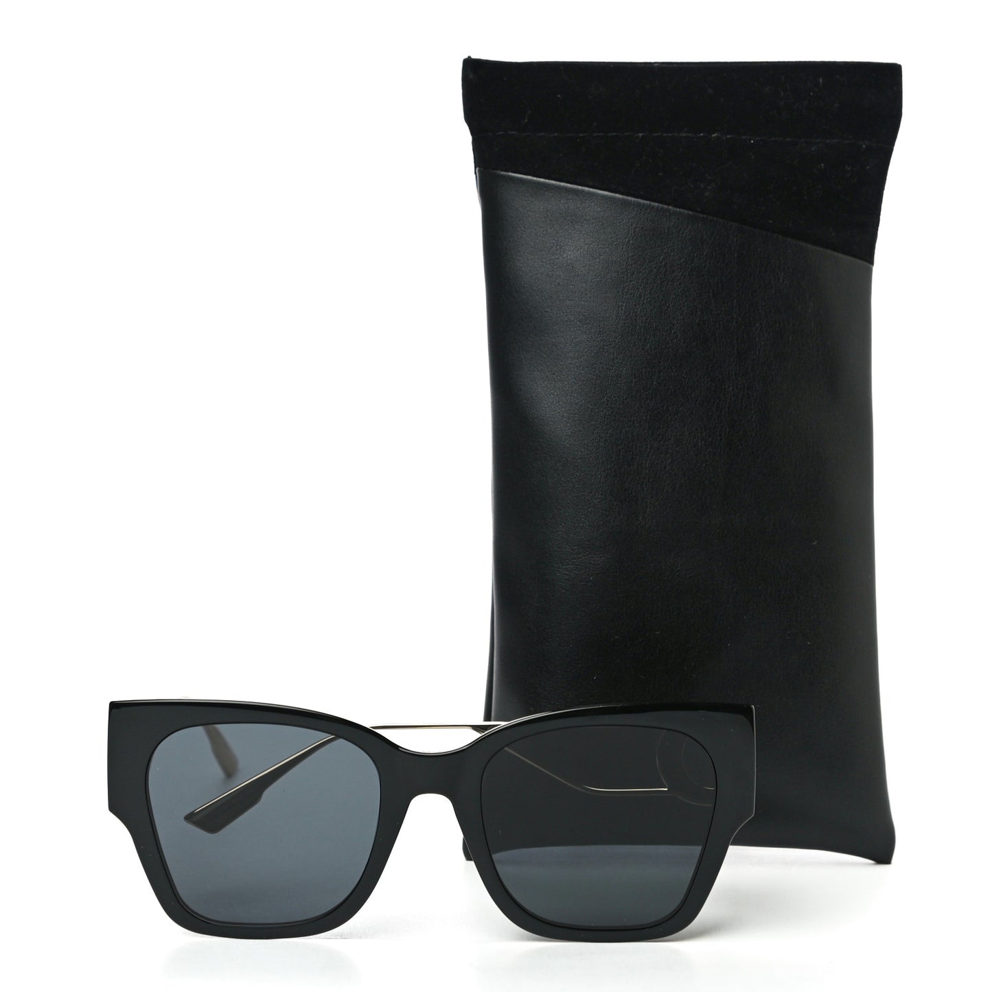 Rectangular 30 Montaigne 1 Sunglasses Black
