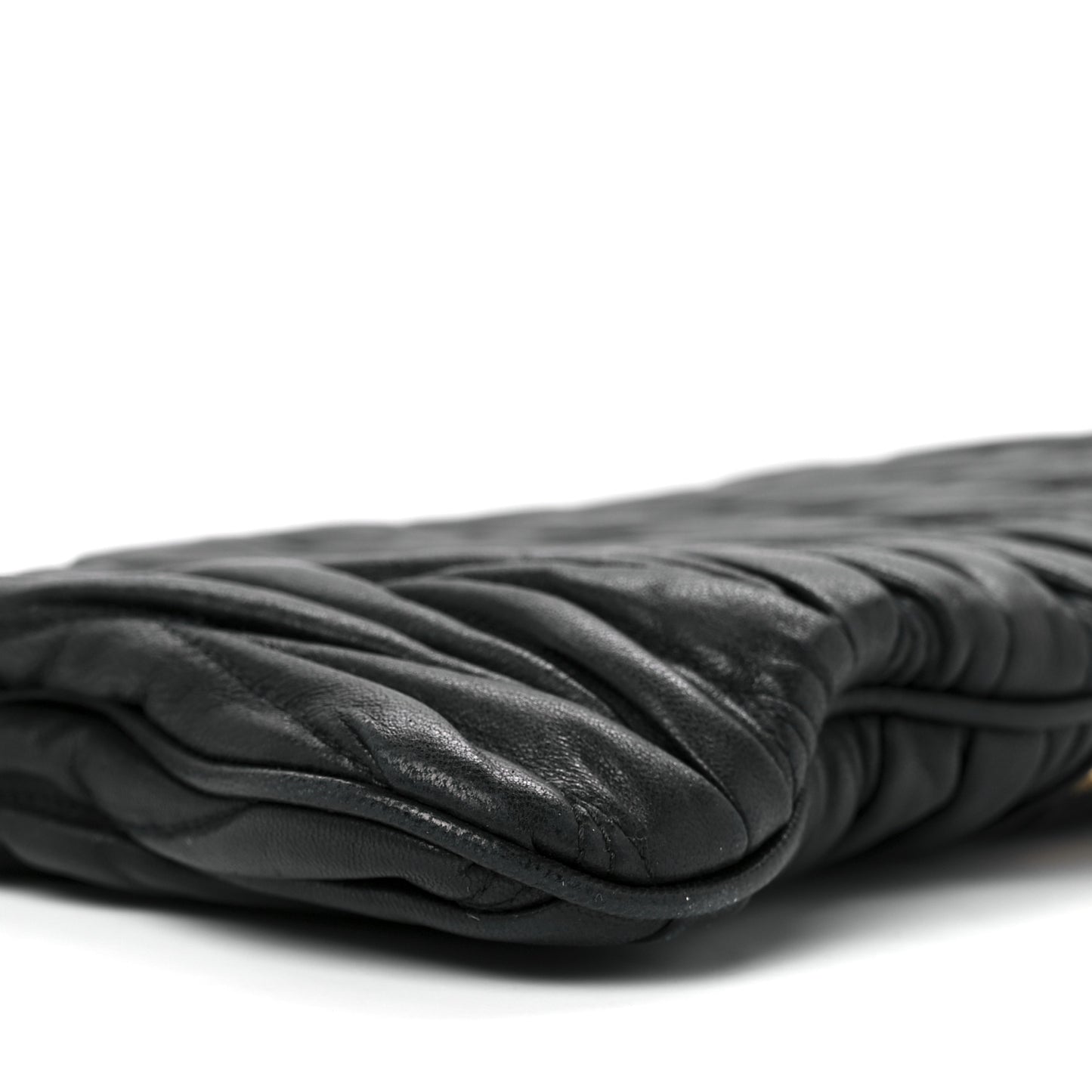 Nappa Matelasse Clutch Black
