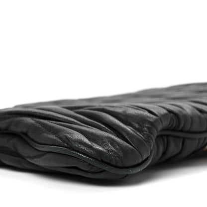 Miu Miu Nappa Matelasse Clutch Black 11 of 13