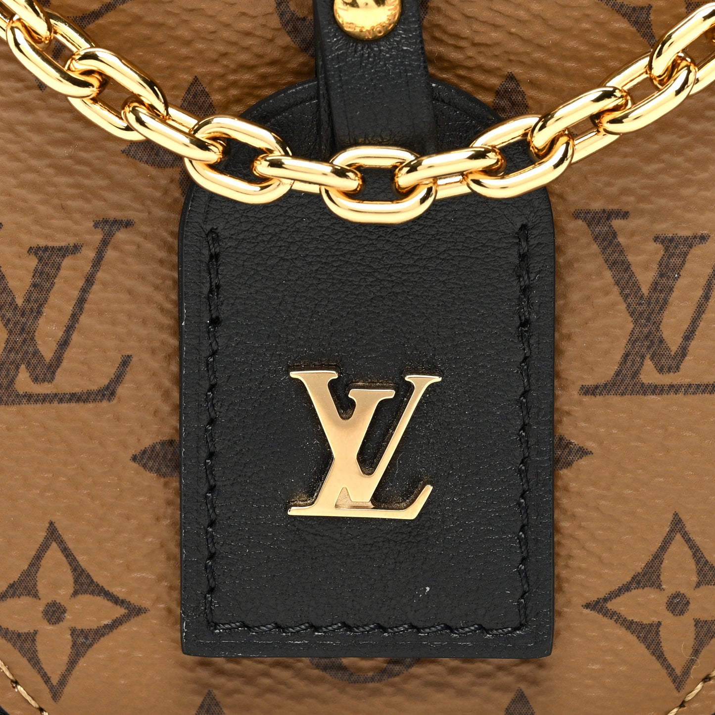 LOUIS VUITTON Reverse Monogram Boite Chapeau Necklace