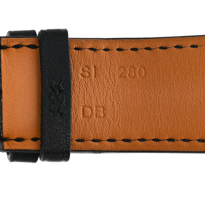 Hermes Swift 46mm Apple Watch Double Tour Strap Black 4 of 5