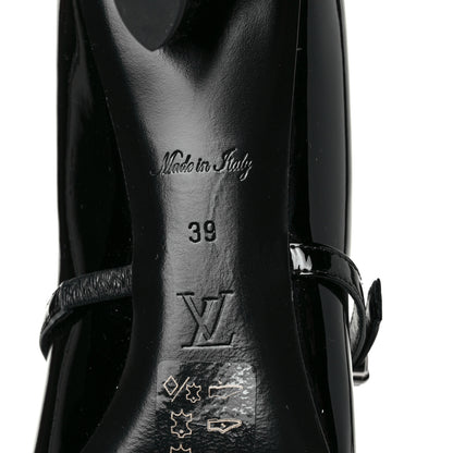 Louis Vuitton Patent Uniformes Silhouette 40mm Pumps 39 Black 6 of 9