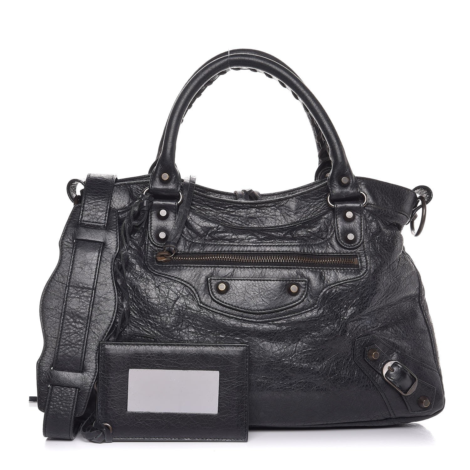 Balenciaga Agneau Classic Hardware Town Black 1 of 8