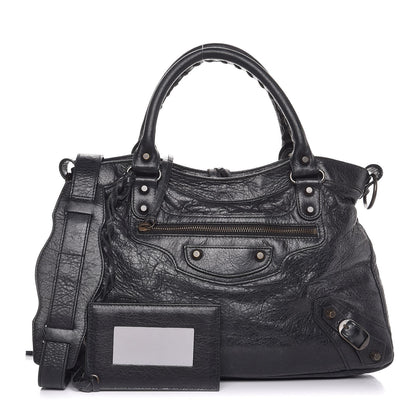 Balenciaga Agneau Classic Hardware Town Black 1 of 8