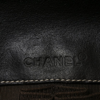 Chanel Denim Chocolate Bar Quilted East West Flap 6 of 12